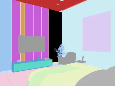 Bedroom Interior Model 3D model