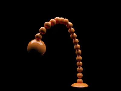 Modern Desk Lamp 3D model