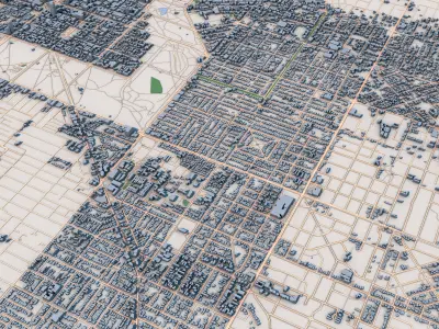 Adelaide City Australia 3D model