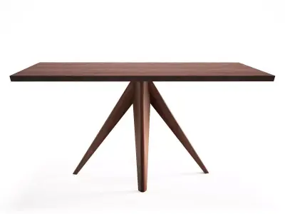 Noa 160 Rectangular Dining Table 3D model