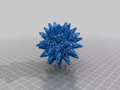Star Lamp Shade Free 3D print model
