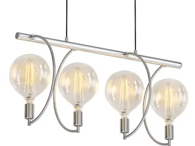 MODERN CEILING LIGHT PORTREATH 4L 3D model