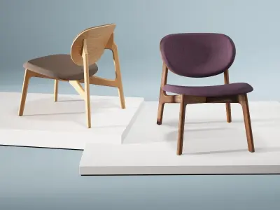 Zenso Lounge Chair 3D model