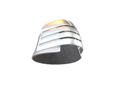 War Helmet V1 001 Low-poly 3D model