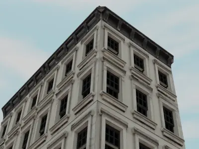 Residential Building Block Free 3D model