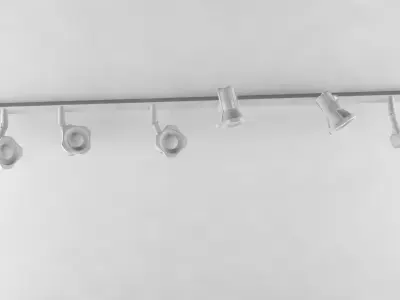 Truss Light Low-poly 3D model