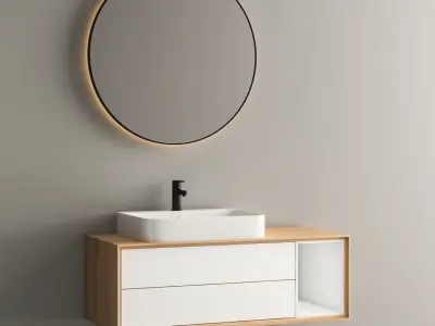 Bathroom Cabinet  No 144 3D model