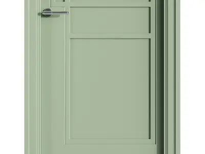 Modern entrance door 54 3D model