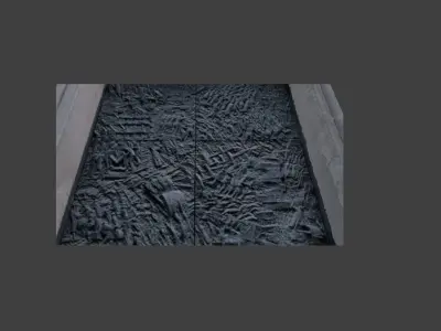 Berliener dome evil doors 3D model