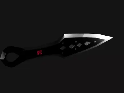 KNIFE MODEL Low-poly 3D model