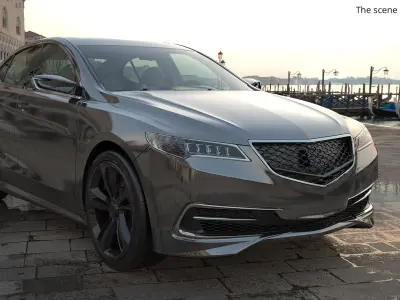 Luxury Executive Sedan Rigged 