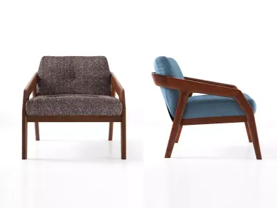 Friday Lounge Chair 3D model