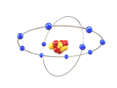 Neon Chemical Element v1 001 Low-poly 3D model