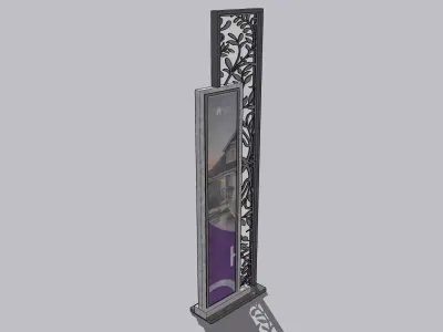 Banner Sign 3D model