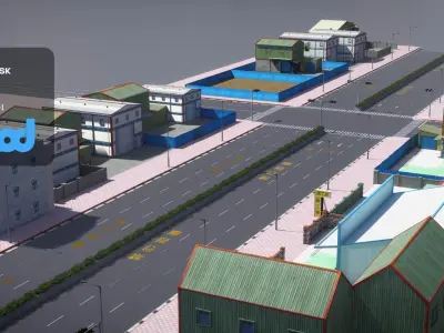 TW Street 007 3D model