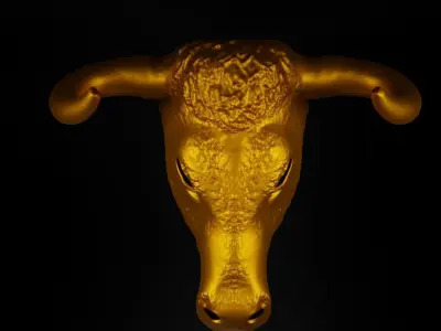 Bull - Animal Cosplay Face Mask 3D print model