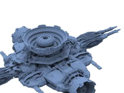 Halo Forerunner Inspired Pulse Generator   3D model