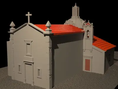 Portuguese Church in Algarve Portugal 3D print model