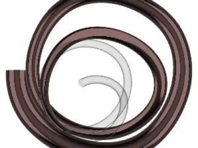 floor lamp Low-poly 3D model