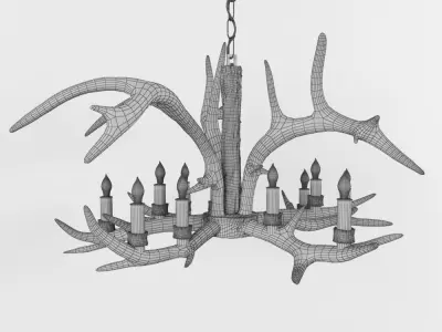 Pendent lamp Omnilux OML-52003-08 3D model