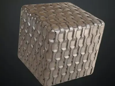 Dirty Silver Metal Grill Transparent PBR Seamless Texture purchase