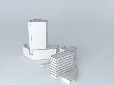 Hotel Mandarin Oriental Jakarta 3D model