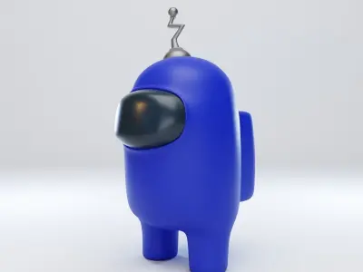 Among Us Antenna Character  3D model