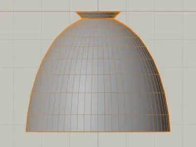 Ceiling light C539BL Low-poly 3D model