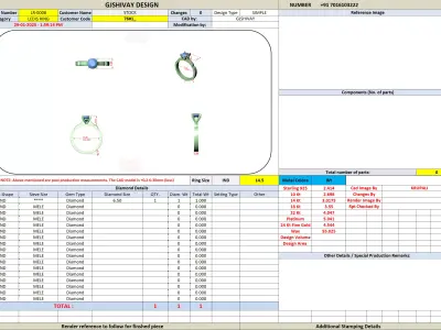 Stepped Band Engagement Ring CAD Design STL 3DM Jewelry 3D print model
