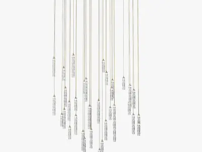 Shakuff chandelier 3D model