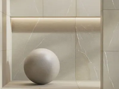 Caesar Set 39 - Porcelain Tiles BUNDLE - 2 types - 3k Texture