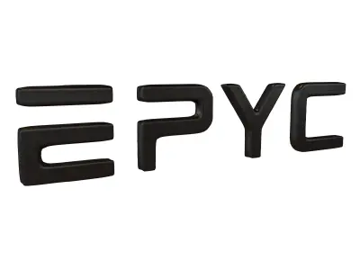 EPYC Logo V2 001 Free low-poly 3D model