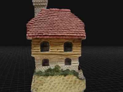 Quaint Mountain Home 3D model