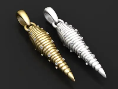 Charm Spiral  3D print model