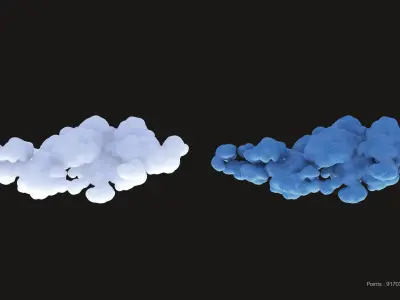Clouds Kit 3D model