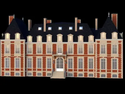 Classic British Mansion 3D model