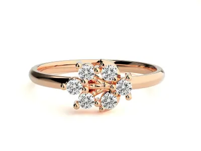 Women ring 3D print model 101