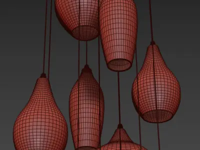 Kuzco Lighting Victoria MP3012 Pendant Light 3D model