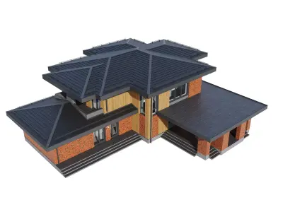 Rait House with BLENDER file 3D model