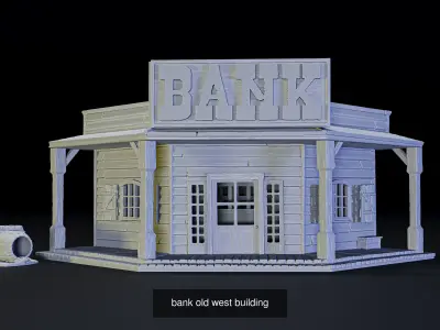 Desert Building 3D Model Pack