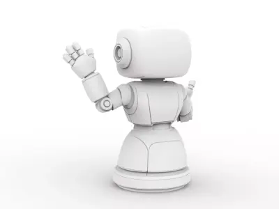 Friendly Robot 3D Printable 3D print model