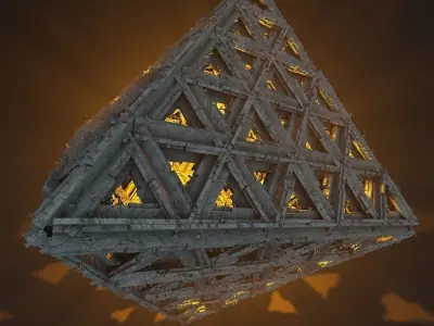 Sci-Fi Shapes Impeetus The Sign of Energy 3D model