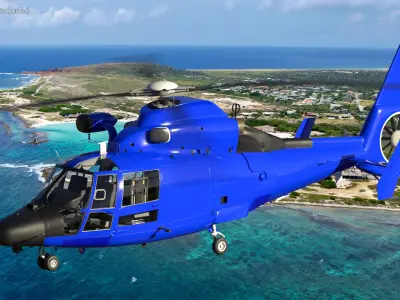  Blue Patrol Helicopter Rigged 