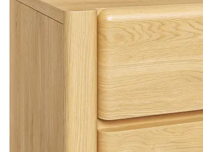 Restoration Hardware closed nightstand Noma 3D model