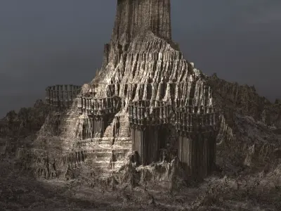 Elijah Mountain 3D model