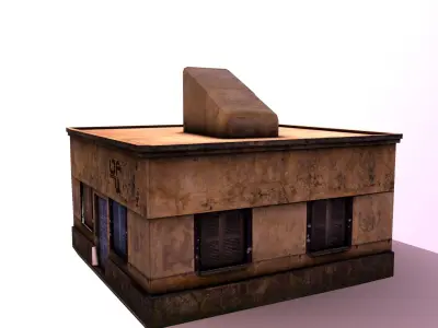 House v2 Low-poly 3D model