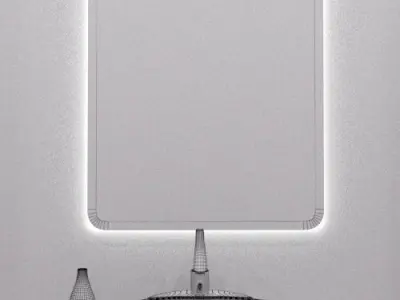 Illuminated Mirror 14 3D model