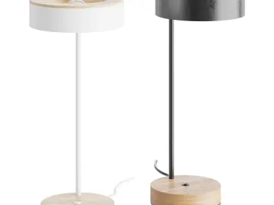 Table lamp MidCentury 3D model