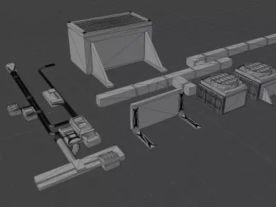 Cyberpunk Kit - Diorama 3D print model