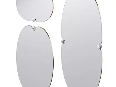 Lucetta Wall Mirror by Soho Home 3D model